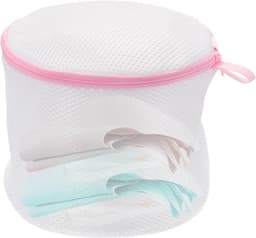 Waszak voor beha's - Lingerie net - Ondergoed wassen - Mesh ontwerp - 16x16cm - Roze — thumbnail 1