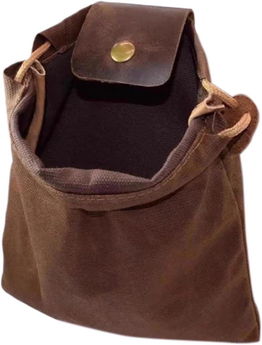 Foerageerzak - Opvouwbare Zak - Buiten Verzamelen - Trekkoord Sluiting - 20x22cm - Enkele Attribuut — afbeelding 1