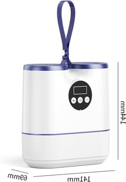 Elektrische schoenendroger met timer tot 240 minuten, constante warmte en vochtverwijdering, geschikt voor alle schoenmaten met flexibele slang en ventilatiefunctie (150 W, wit) — thumbnail 3