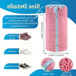 Waszak voor Schoenen voor de Wasmachine, Geschikt voor Sneakers en Sportschoenen, Verkrijgbaar in Meerdere Kleuren, Met Rits en Duurzaam Ontwerp — thumbnail 5