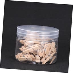 Houten Klemmen - Memo Clips - Foto's Presenteren - Inclusief Prikpen - 30 Stuks - Natuurlijk Hout — thumbnail 2