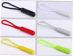 Operitacx 40stuks Zipper Pullers Met Cylindrische Kop Sterke Verlengstukken Voor Tassen Kleding Rugzakken Koffers Voor Thuis Winkelgebruik Rood — thumbnail 5