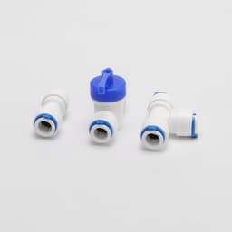 Wateraanvoerslang en aansluitset voor RO-waterfiltersysteem en koelkast, 10 meter, 3/8" PE, inclusief koppelstukken en ventiel — thumbnail 3