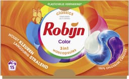 Robijn Wascapsules 3-in-1 Color 15 stuks — thumbnail 1