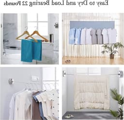 Verstelbare Kledinglijn van RVS en Nylon, 2.8M voor Binnen en Buiten, Duurzaam en Compact — thumbnail 5