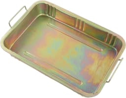 Gegalvaniseerde Olie Lekbak - Afvoercontainer Auto - Olie Verversen - Roestvrij Metaal - 500x380x95mm - Zilver — thumbnail 4