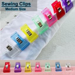 Naaiclips - Quiltclips Stofclips - Naaien Knutselen - Geen Gaatjes - 83 stuks - Veelkleurig — thumbnail 3