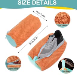Goodivery ® Schoenreinigingszakken voor Bescherming en Grondige Reiniging in de Wasmachine — thumbnail 2