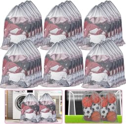 Grote netzakken voor wasgoed - 30 stuks - duurzaam polyester met trekkoord (61 x 91 cm) — thumbnail 2
