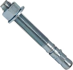 Verzinkte Wigankers Ø1/2" x 5-1/2" - Doos 25 stuks - Voor Gebruik in Beton — thumbnail 1