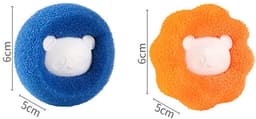 Herbruikbare droogballen — Verzachten de was op natuurlijke wijze, verkorten de droogtijd en voorkomen statische elektriciteit. Niet-giftige, milieuvriendelijke wasballen — 10-pack (5 rood, 5 blauw) — thumbnail 1