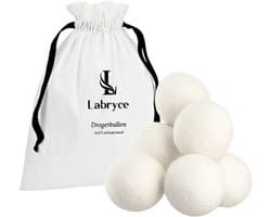 Labryce - Drogerballen – 6 Stuks – Wollen Drogerballen 7 cm