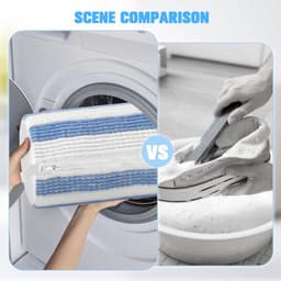 Waszakken voor schoenen en sportschoenen - Herbruikbare waszakken van mesh met ritssluiting voor wasmachine - Effectieve reiniging met 360 graden - Handige schoenenwaszak — thumbnail 5