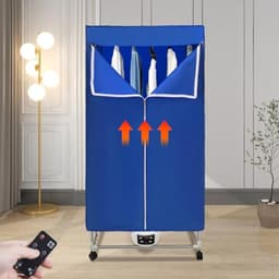 Elektrische Mini Wasdroger met Afstandsbediening - 1500W Draagbaar en Verplaatsbaar — thumbnail 1