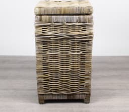 Migo Styling - Kleine Wasmand - Smal - Vierkant - Met deksel - 30-30-55 - Riet - Rotan — thumbnail 2