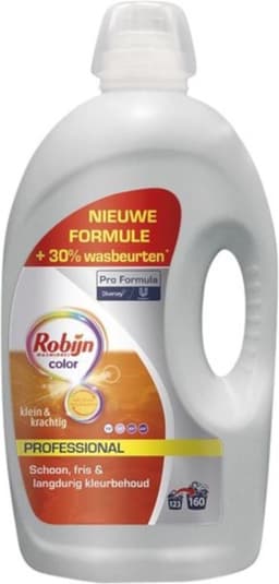 Robijn - Wasmiddel - Vloeibaar Wasmiddel - Professional - Color - 160wb/4,32L — thumbnail 2