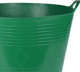 Excellent Houseware Flexibele emmer - donkergroen - 40 liter - kunststof - 45 x 37 cm — thumbnail 2