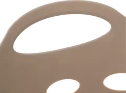 5Five Flexibele wasmand/opbergmand - rond - beige - 28 liter - D40.5 x H38 cm — thumbnail 2