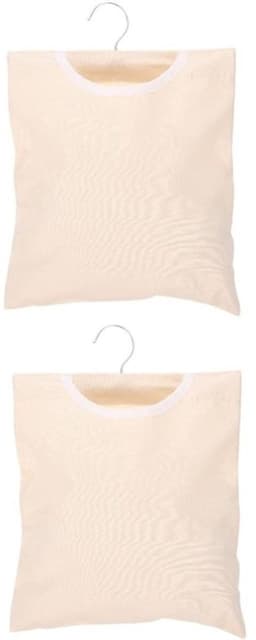 Wasknijper Opbergzak - Wasknijpertas Hangtas - Wasknijpers Opbergen - Met Ophanghaak - 32x27cm - Beige — thumbnail 1