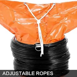 Flexibele kanaalslang - van 10 meter - voor ventilatie en pijpleidingen - PVC-materiaal - duurzaam en flexibel — thumbnail 2