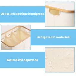 Tremeo Wassorteerder - Wasmand - 160 Liter - Crèmewit — thumbnail 2