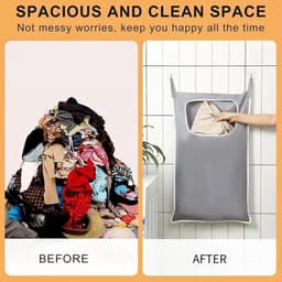 Wasmand voor wandmontage, organizer, draagbaar — thumbnail 2