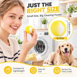 12 stuks haarvangers voor wasmachine 3,5 cm vangt haar wasmachine — thumbnail 5