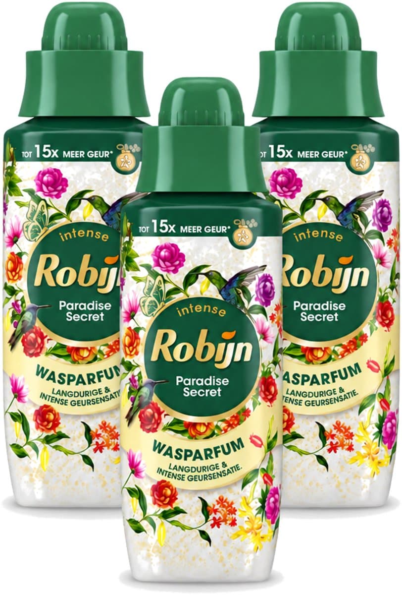 3 x Robijn – Wasparfum – Paradise Secret – 342 ml - Voordeelverpakking - 3 stuks — afbeelding 1