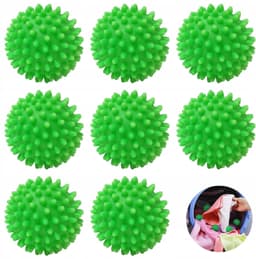 8x Witte Wasmachinestofballen voor Zachte Kleding & Snellere Droogtijd — thumbnail 5