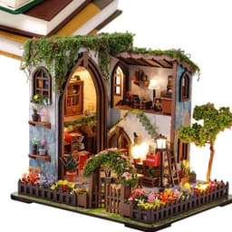 Volwassenen Miniatuur Huis Kits Warm Licht Realistisch Creatief Plezi — thumbnail 1