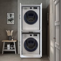 Roomart DORA-I Wasmachine Ombouwkast 70x186 cm - Wit — thumbnail 4