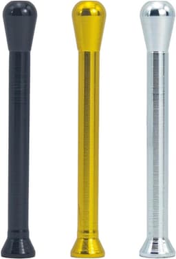 Snuffers van metaal, 3 stuks, draagbare flessenschenktuit, stabiel, licht, elegant, vacuüm doseerder, snuff rietfles, neusbuis, sneakers Snorter — thumbnail 2