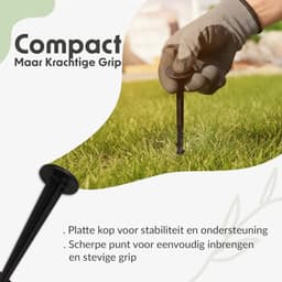 50 Stuks Grondankers - UV-bestendige Plastic Haringen voor Tuin — thumbnail 3