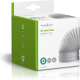 Nedis PVC Luchtafvoerslang - 100 mm - 1.50 m - Geschikt voor: Luchtventilatie / Wasdrogers - Wit — thumbnail 5