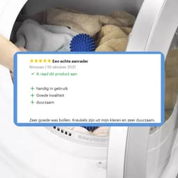 6x Energiebesparende Wasdroger ballen - Wasbol anti-pluis - Drogerballen voor wasmachine - Wasverzachtende Droogballen - Wasbol - Wasdrogerballen - Wasbollen - Droogballen voor droogtrommel - Diverse kleur - Wasballen voor wasmachine - Bwa Commerce — thumbnail 3
