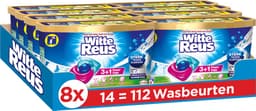 Witte Reus Power Caps Wascapsules - Wasmiddel Capsules - Voordeelverpakking - 8 x 14 wasbeurten — thumbnail 1