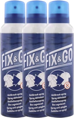 3 x Fix en GO Anti Kreuk Spray - 3 x 185ml — thumbnail 2