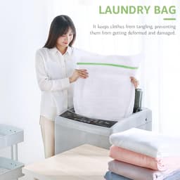 Laundry Net Large with Zip XXL, Laundry Net for Washing Machine, Pack of 2, 110 x 90 cm, Laundry Bag, Laundry Nets Bra, Suitable for Coats, Sweaters, Quilts, Blankets, Cushions, Large Plush Toys — thumbnail 4