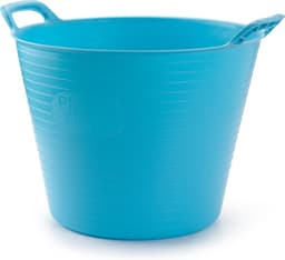 Plasticforte Flexibele emmer/kuip - blauw - 42 liter - ECO kunststof - rond - 38 x 45 cm — thumbnail 1