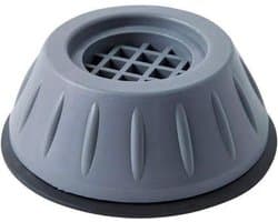 Thuys Wasmachine Dempers - Wasmachine Verhoger - Trillingsdempers - Anti Slip Trilmat - Schokdempers - Anti Trillingsmat - 4 Stuks - Grijs