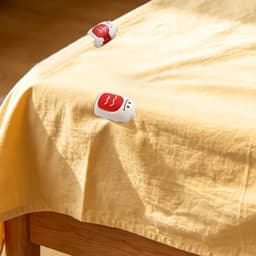 Lakengrijpers - Bedklemmen - Netjes Bed Houden - Sterke Grip - 8 Stuks - Geel Rood — thumbnail 3