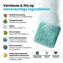 Pet sanify Wasmachine Reinigingstabletten - Verwijdert dierenhaar, bacteriën en geurtjes - Washing Machine Cleaner - 24 tabletten — thumbnail 2