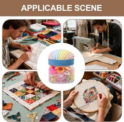 Naaiclips Set - Stoffen Clips - Hobby Naaien - Sterke Grip - 100 Delen - Meerkleurig — thumbnail 5