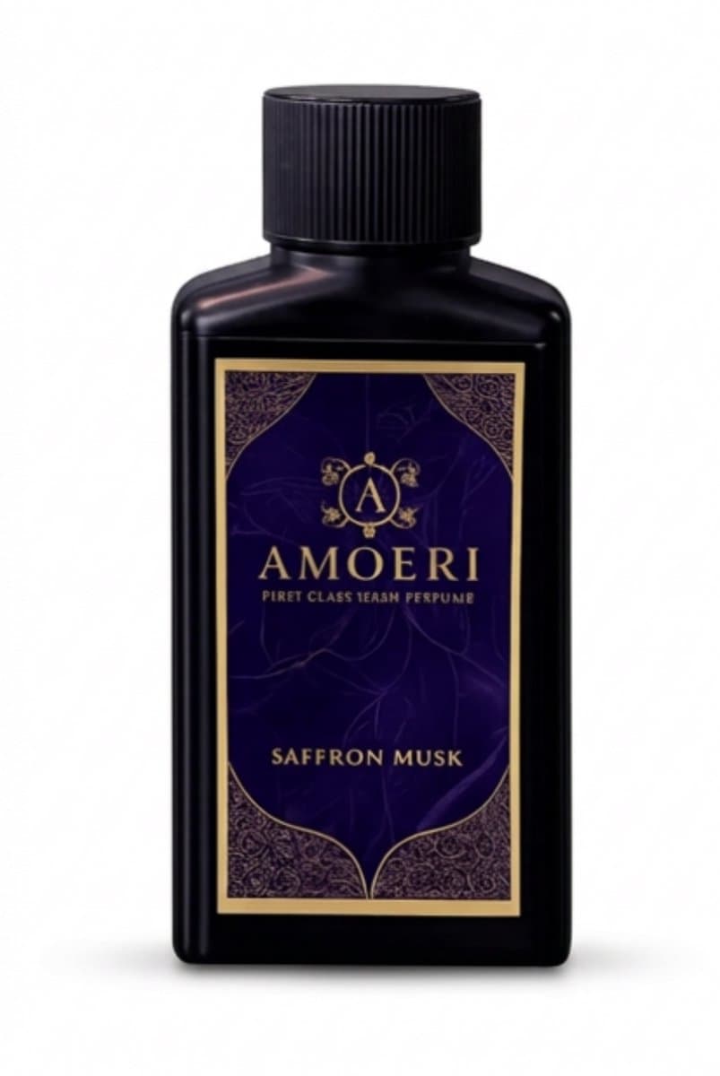 Wasparfum Amoeri Saffron Musk 100ml | Wasgeur | Was Parfum | Wash Perfume — afbeelding 1