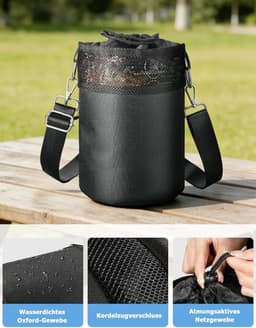 Wasknijperzak met Schouderriem en Ophanglus - Diverse Kleur - Voor Maximaal 200 Wasknijpers - Weerbestendig Materiaal - Voor Huis en Tuin — thumbnail 5