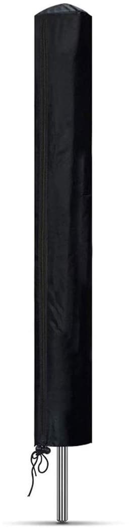Dailygoods- Droogrek Draaibaar 16 x 16 x 180 cm - Beschermhoes Waterdicht - Oxford-Stof UV-Bestendig - Winddicht - Verstelbaar Trekkoord - Wasrek — thumbnail 1