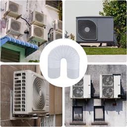 Airco Afvoerslang - Ventilatieslang Mobiel - Ruimte Koelen - Geoptimaliseerde Luchtstroom - 15 Cm Diameter - Wit — thumbnail 2