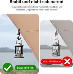 Thijox - 4 Stuks Wasknijpers, Multifunctionele Tentclips en Hangers voor Handdoeken, Klemhaken, Lichthaken, Camping Accessoires voor Outdoor en Tuin — thumbnail 2