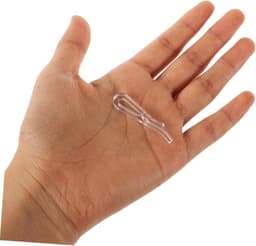 Wasknijpers - Kledingclips Stoffen Clips - Drogen Ophangen - U-Vormig - 100 Stuks - Transparant — thumbnail 5