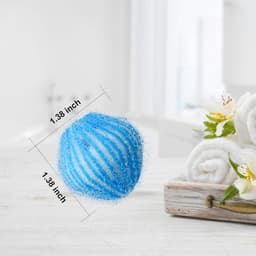 Dierenhaarverwijderaar wasmachine - 12 herbruikbare wasballen - effectief tegen pluis en haren - voor schone kleding - SnelShoppen — thumbnail 5